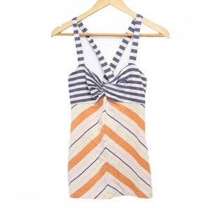 Women’s Striped Cross Back Camisole Top
